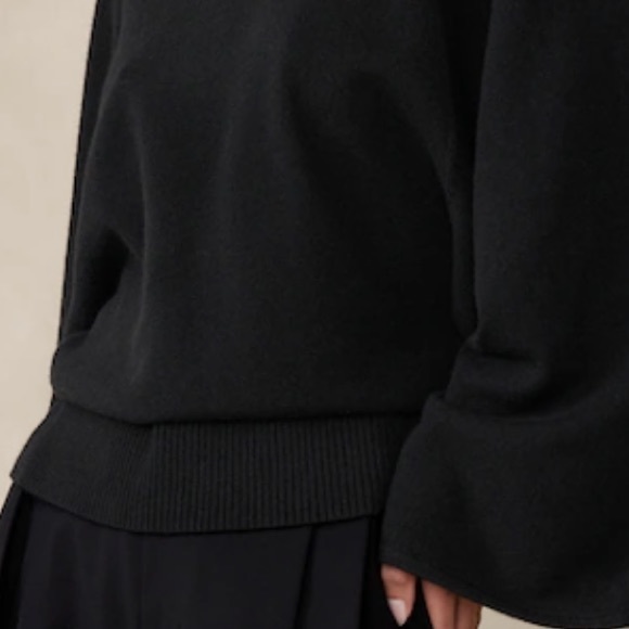 NWT BANANA REPUBLIC CALVINA CASHMERE TOP - Picture 8 of 9